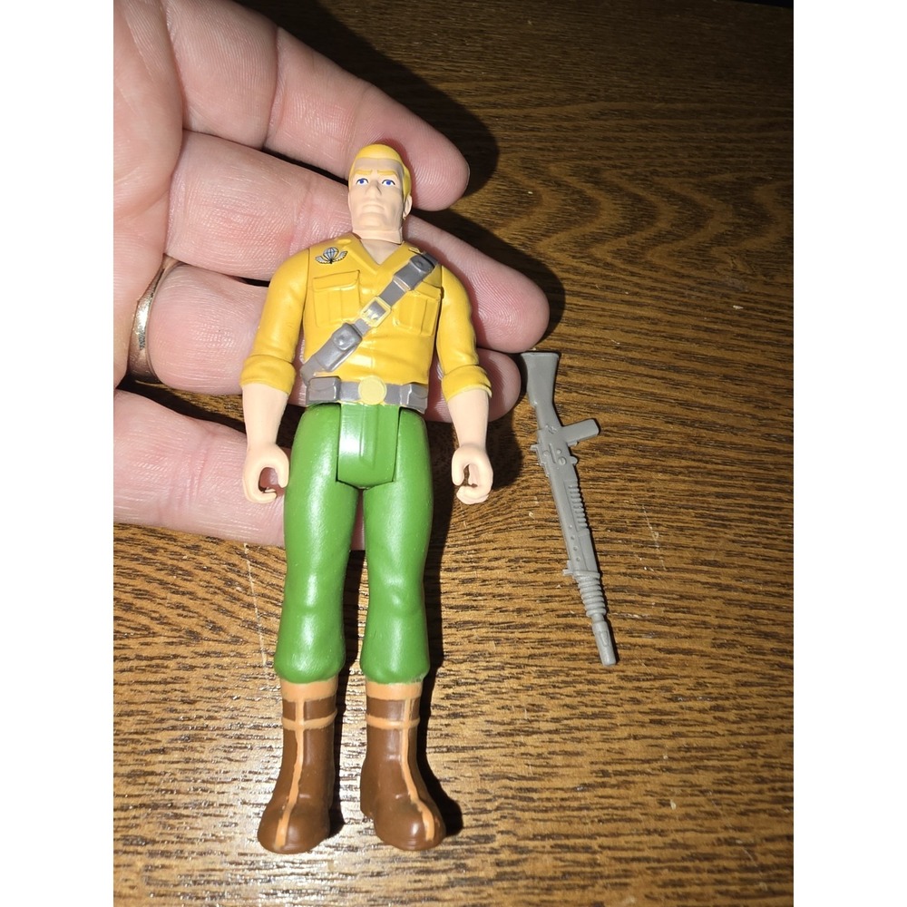 GI JOE SUPER 7 REACTION DUKE GLADiATOR FIGURE UNPUNCHED MINOR PAPER LOSS